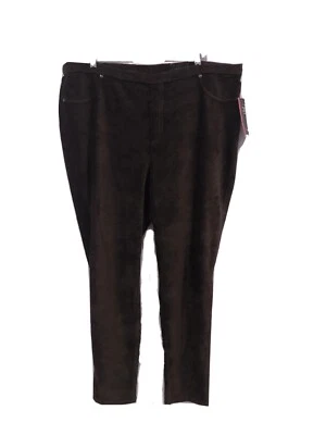 Leggings Style & Co Cintura Elástica Tiro Medio Marrón Talla Grande 3X Foto 1 de 3