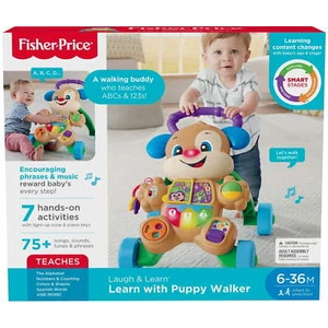 Fisher-Price Laugh & Learn Baby & Toddler Smart Stages Learn With Puppy Walker - Imagen 1 de 6