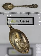 Antique Sterling Silver State Souvenir Spoon ~ Statue of Liberty, New York City