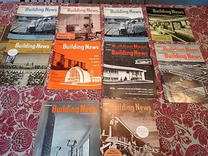 Lot of 12 CANADIAN BUILDING NEWS MAGAZINES 1950- early 1960's - Bild 1 von 4