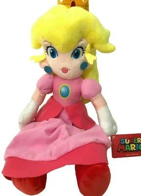 Jumbo Nintendo Super Mario Soft Plush Doll 16" PRINCESS PEACH New. Toy - Image 1 of 2