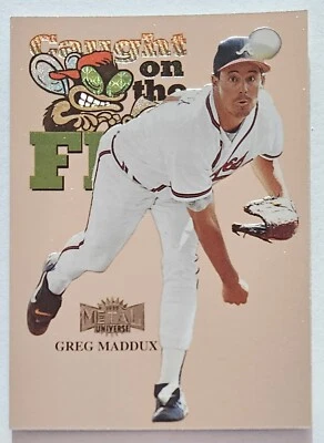 Metal Universe: Caught on the Fly Greg Maddux #243 - Image 1 of 2