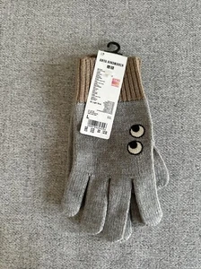 Anya Hindmarch Uniqlo Grey Gloves Size Large - Brand New With Tags - Picture 1 of 2
