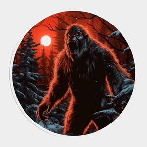 Pegatina Sasquatch, calcomanía críptica, calcomanía adhesiva para ventana de coche camión pie grande - Imagen 1 de 12