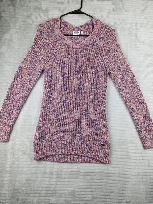 Camiseta ANIMAL Feminina Chunky Knit Rosa Marl Tamanho Reino Unido 8 Excelente Estado  - Imagem 1 de 4