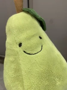 Jellycat AMUSEABLE PEAR Soft Plush Toy Super CUTE Fun Collectible Fruit Food NWT - Picture 1 of 9