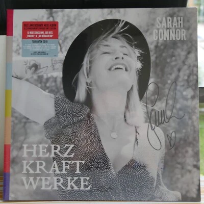 SARAH CONNOR HERZ KRAFT WERKE ROTE VINYL SIGNIERT NEU und originalverpaclt - Bild 1 von 3