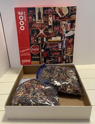 Coke Is It 2000 Piece Jigsaw Puzzle Springbok 1986 - Image 1 of 4