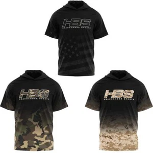 Headbanger Sports Short Sleeve Military Worlds Lightweight Hoodies (Multiple Col - Picture 1 of 7