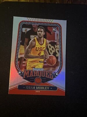 Evan Mobley Rookie 2021 Chronicles Marquee Draft Picks #142 Card USC Trojans  - Image 1 of 2