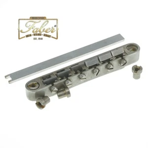 Faber ABRLTA ABRL-TA Locking Bridge Titanium Saddles Aged Finish 3031-7 - Picture 1 of 2