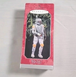 HALLMARK ORNAMENT STAR WARS 1998 BOBA FETT NUEVO EN CAJA - Imagen 1 de 5