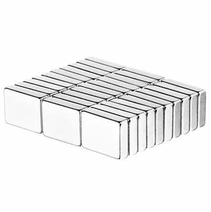 1/2 x 3/8 x 1/8 Inch Neodymium Rare Earth Block Magnets N52 (30 Pack) - Picture 1 of 2