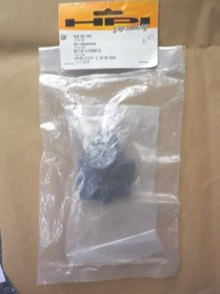 R/C CAR FITTINGS HPI GEAR BOX CASE NITRO RUSH  #A344 - Image 1 of 1