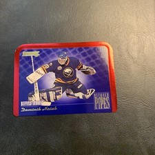 Cb51b #2 Dominik Hasek Buffalo Sabres 1995/96 donruss between the pipes￼