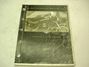 HARLEY-DAVIDSON Motorcycle 2001 DYNA Models PARTS CATALOG P/N 99439-01 USED - Picture 1 of 5