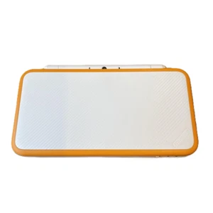 New Nintendo 2DS LL XL Farbe Weiß Orange Nur Konsole Gebraucht Getestet Aus Japan - Bild 1 von 3