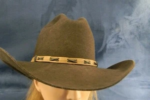 Alboum RODEO KING “Gus” 3XXX Brown Beaver Cowboy Hat Size 7 Long Oval Free Ship - Picture 1 of 9