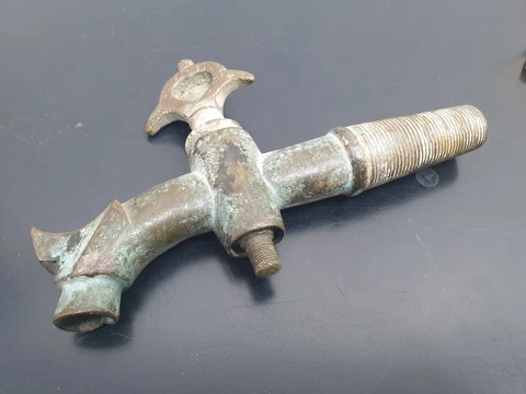 Ottoman Turkish antique bronze faucet turncock spigot water tap Collectable Cover