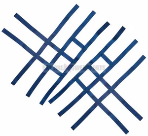 Nerf Bar Nets for Tusk Alba 757 Titan Fits Honda Yamaha Suzuki Kawasaki Blue - Foto 1 di 2