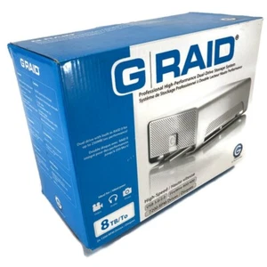 G-Technology G-RAID 2x 4TB External Hard Drive 0G03244 w/ A/C Adapter & USB 3.0 - Picture 1 of 6