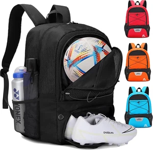Soccer Bag-Soccer Backpack&Backpack For&Football Volleyball& Basketball,With Bal - Picture 1 of 12