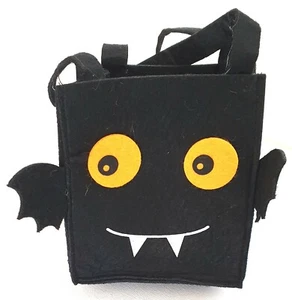 NEW Black bat bag halloween trick treat pouch home decoration - Picture 1 of 1