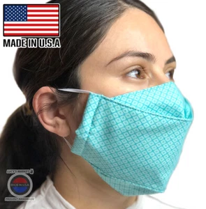 FACE MASK 100% Cotton 3D Design Washable Comfortable Fit Fast Shipping - Picture 1 of 4