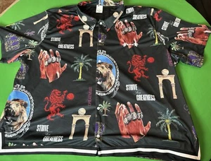 Nike Lebron ‘King James’ Button-Up Basketball Shirt 3XL Embroidered Greatness - Picture 1 of 15