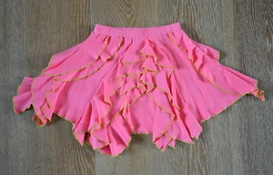 Paper Wings Girls Ruffle Skirt in Pink Lemonade Size 5 EUC - Picture 1 of 3