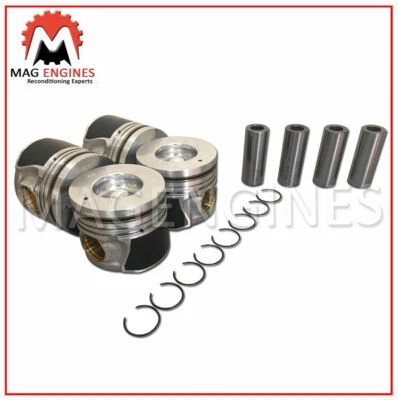 JUEGO DE PISTONES Y ANILLOS HYUNDAI D4EB PARA SONATA SANTAFE GRANDEUR CRDI 2,2 LTR DIÉSEL Foto 1 de 4