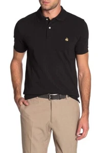 brooks brothers man's size XL navy solid pique slim fit short sleeve polo shirts - Picture 1 of 20