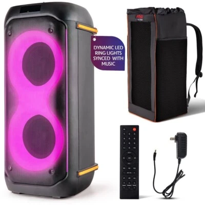 Pyle Compact BT PA Party Speaker System - Two-Way Speaker Karaoke Machine,  160W - Image 1 of 3