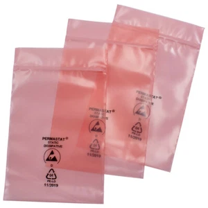 Permastat Verpackungsbeutel, ESD, 200 x 250 mm, Stärke 60 µm 3120.3331 (Pack à - Bild 1 von 1