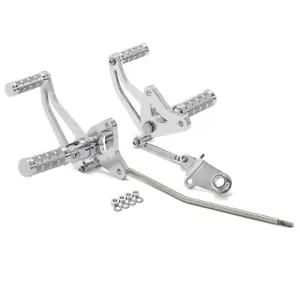 CNC Forward Control Footpegs For Honda Shadow Spirit VT750DC 2002 2003 2004-2007 - Picture 1 of 11
