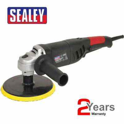Sealey ER1700P Polisher Buffer 180mm 1100W 240V Lightweight Variable Speed - Image 1 of 4