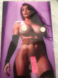 Psylocke Cosplay Bangers Comics /X-Men Virgin Cover Limted Ed 100 FREE SHIPPING - Picture 1 of 3