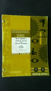 International Hough TD-15 Series C Crawler Tractor Parts Manual 1972 - Picture 1 of 2