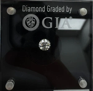 1.01 carat Natural Diamond | GIA certified | Shape - Round | Color- F | I1 - Picture 1 of 6