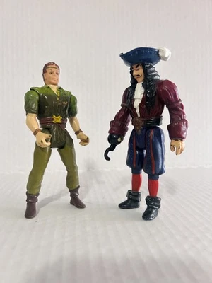 PETER PAN Captain Hook Tall Terror 1991 Movie Vintage Action Figure Lot Tri Star - Image 1 of 2