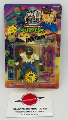 Figura Monstruos Universales Tortugas 1993 Leo como el Hombre Lobo Sin usar, en caja TMNT De Colección NUEVO Foto 1 de 4