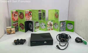 Microsoft Xbox 360 3GB HDMI Video Game Home Console Controller And 10 Games - Picture 1 of 10
