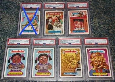 LOT of (6) 1988 GARBAGE PAIL KIDS STICKERS ~ SERIES 12-15 ~ ALL PSA 10 GEM MINT - Image 1 of 4