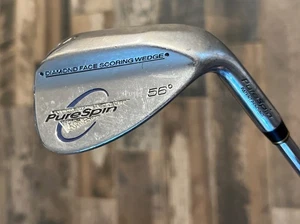 Pure Spin 56* Sand Wedge SW Diamond Face Scoring Steel Shaft Right Handed RH - Picture 1 of 10