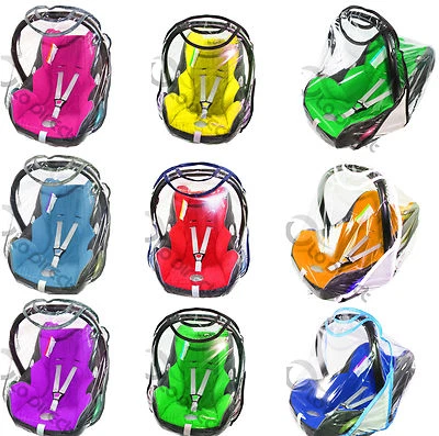 ABC BABY BABY KIND Universal QUALITÄT Regenabdeckung passt auf die meisten Autositze 0/11kg Neu BELÜFTET