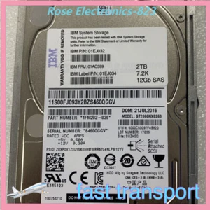 01EJ032 IBM 01AC599 01EJ034 2TB SAS 2.5 V5000 Gen2 Hard drive HDD - Picture 1 of 3