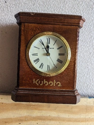 Howard Miller Kabota Cherry Desk Clock 64 -  (Needs Battery) Cover