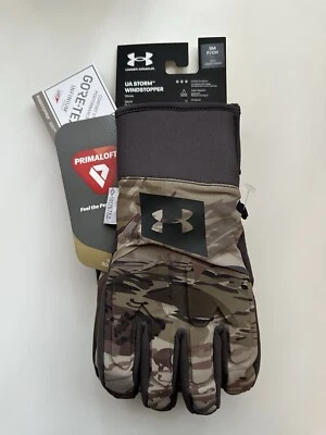 Under Armour Storm Windstopper Goretex Hunting Gloves Mens Sz S NEW* 1318575-999 - Image 1 of 3