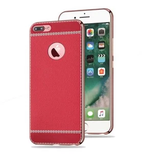 Apple IPHONE 6/6s Plus Custodia Cover per Cellulare Protezione Protettiva Rosso - Foto 1 di 5