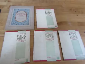 4 Park Drive & 1 Wills große Karte leere Alben für Zigarettenkarten - Bild 1 von 13